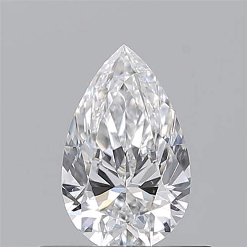 0.5 carat D-VS2 Natūralus Pear Deimantas (1)