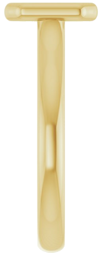 Sužadėtuvių Žiedas „Bezel-Set Solitaire“ 10k yellow gold Emerald 7mm x 5mm (4)