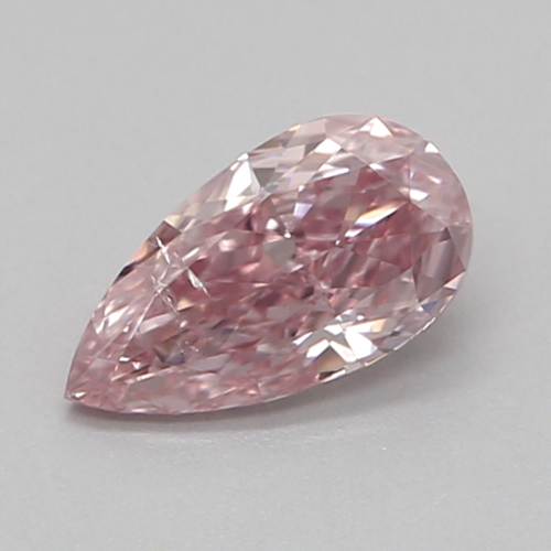 0.27 carat Fancy Intense  Pink-SI2 Natūralus Pear Deimantas (1)