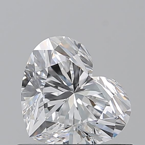 0.7 carat D-VVS1 Natūralus Heart Deimantas (1)
