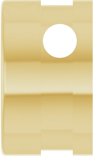 14K Yellow 8.2 mm Round Bezel-Set Slide Pendant Mounting (3)