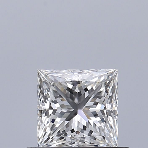 0.5 carat F-VVS1 Natūralus Princess Deimantas (1)