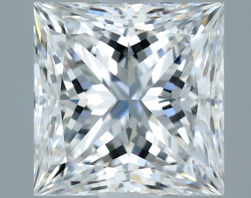 0.7 carat E-VVS2 Natūralus Princess Deimantas (1)