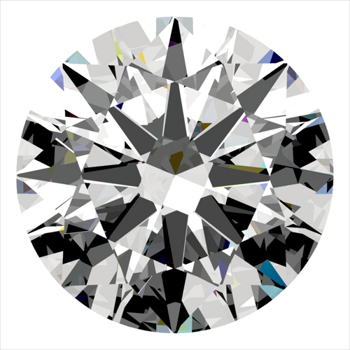 0.31 carat E-VVS2 Excellent cut Natūralus Round Deimantas (1)