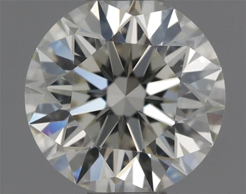 0.41 carat K-VVS2 Very Good cut Natūralus Round Deimantas (1)