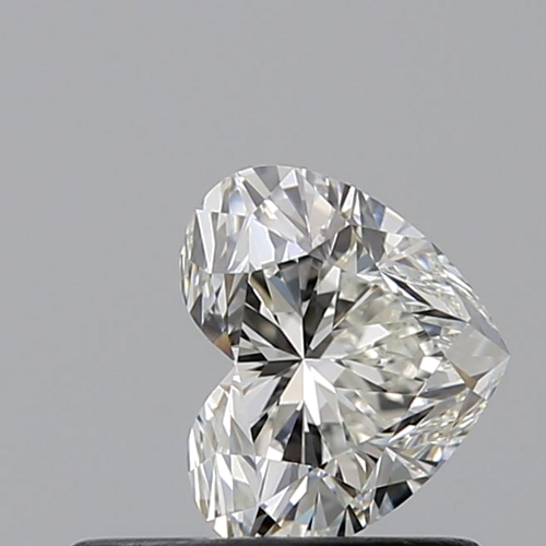 0.52 carat I-VVS1 Natūralus Heart Deimantas (1)