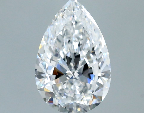 0.7 carat D-VS1 Natūralus Pear Deimantas (1)