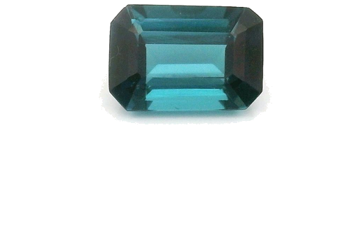 0.61 carat BLUE STEP cut Octagonal Tourmaline (1)
