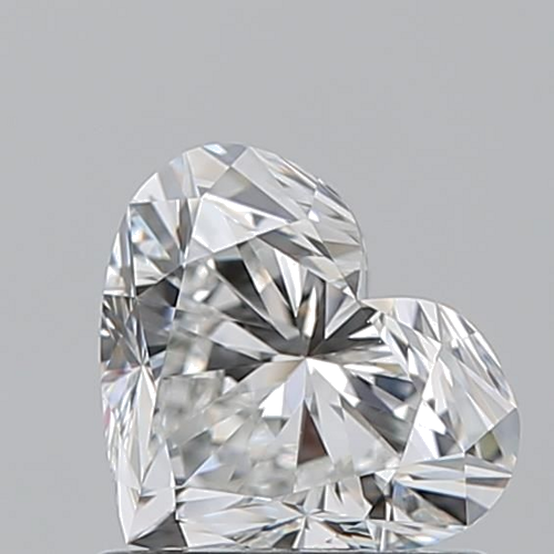 1.01 carat F-VVS1 Natūralus Heart Deimantas (1)