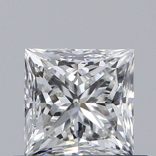0.6 carat G-VS2 Natūralus Princess Deimantas (1)