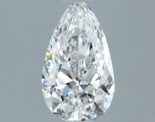 0.4 carat E-VS1 Natūralus Pear Deimantas (1)