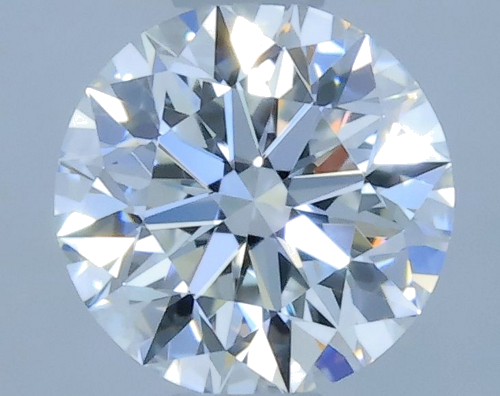 0.43 carat F-VVS1 Excellent cut Natūralus Round Deimantas (1)