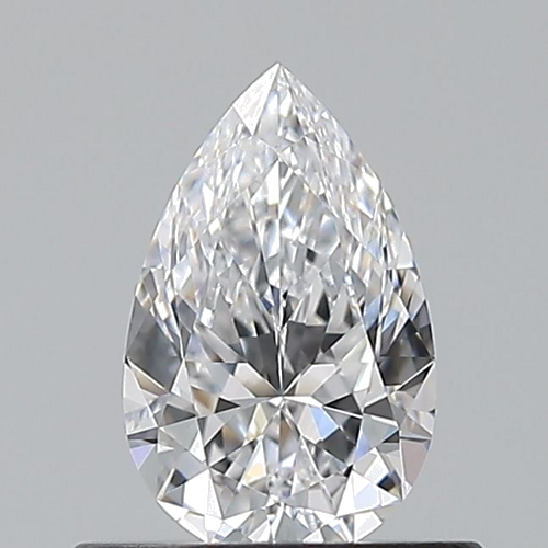 0.53 carat D-VVS1 Natūralus Pear Deimantas (1)