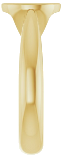 Sužadėtuvių Žiedas „Bezel-Set Solitaire“ 14k yellow gold Oval 8mm x 6mm (4)