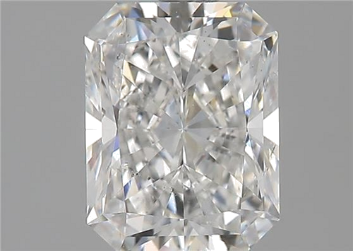 1.71 carat F-SI1 Natūralus Radiant Deimantas (1)