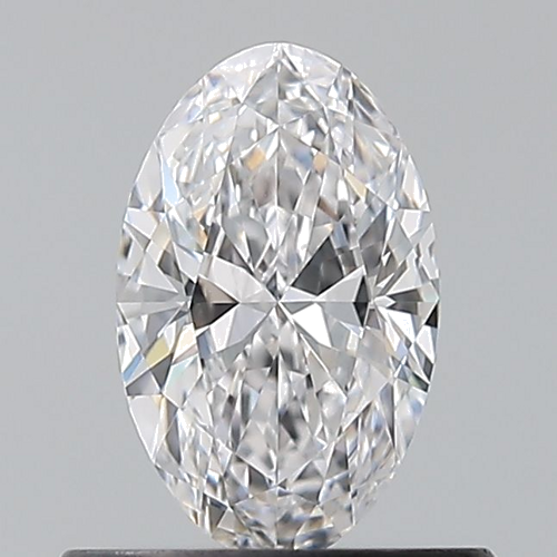 0.5 carat D-VVS2 Natūralus Oval Deimantas (1)