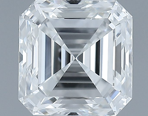 0.51 carat F-VS1 Natūralus Asscher Deimantas (1)