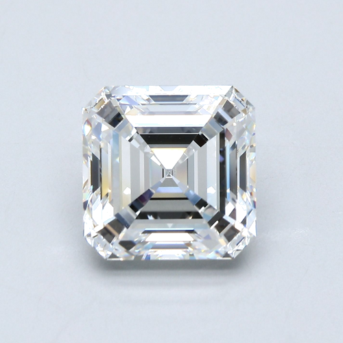 6.01 carat F-VVS1 Natūralus Asscher Deimantas (1)