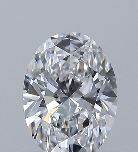 0.39 carat D-VVS2 Natūralus Oval Deimantas (1)