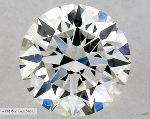 0.31 carat J-VS2 Excellent cut Natūralus Round Deimantas (1)
