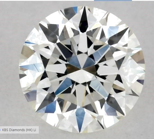 0.31 carat I-VS2 Excellent cut Natūralus Round Deimantas (1)