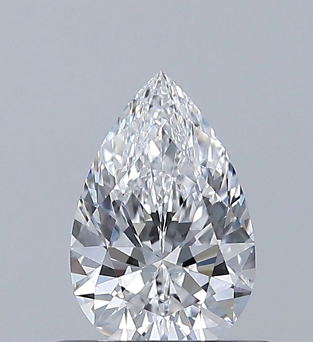 0.51 carat D-VVS1 Natūralus Pear Deimantas (1)