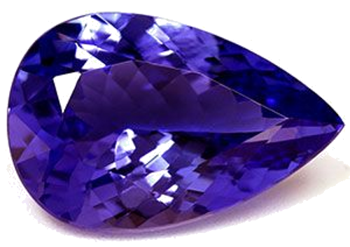 5.33 carat BLUE Pear Tanzanite (1)
