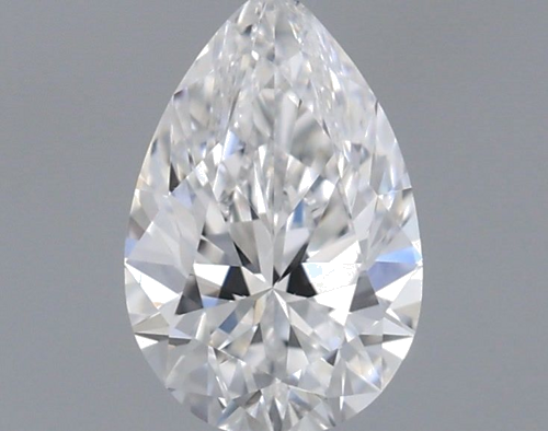 0.3 carat E-VVS2 Natūralus Pear Deimantas (1)
