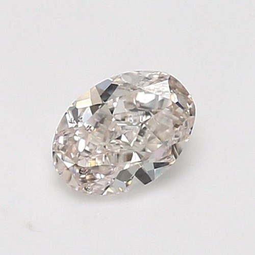 0.71 carat Very Light Pinkish Brown-SI2 Natūralus Oval Deimantas (1)