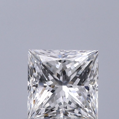 0.56 carat D-VVS1 Natūralus Princess Deimantas (1)