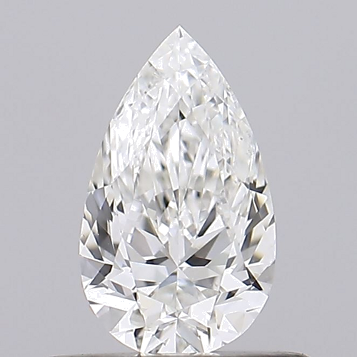 0.5 carat G-VS2 Natūralus Pear Deimantas (1)