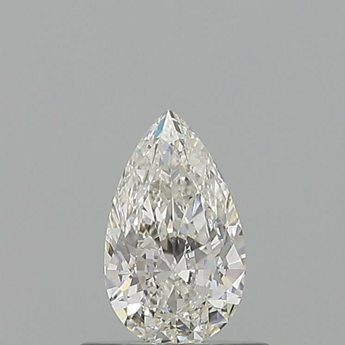 0.5 carat H-SI1 Natūralus Pear Deimantas (1)