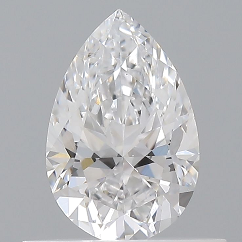 0.5 carat D-VS2 Natūralus Pear Deimantas (1)