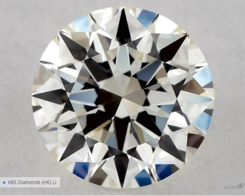 0.33 carat K-VVS1 Excellent cut Natūralus Round Deimantas (1)