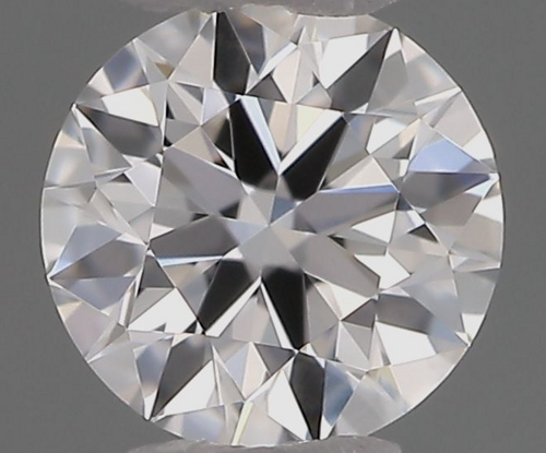 0.21 carat F-VVS2 Excellent cut Natūralus Round Deimantas (1)