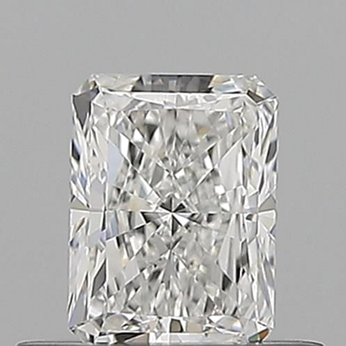 0.5 carat F-VVS2 Natūralus Radiant Deimantas (1)
