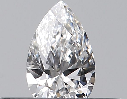 0.23 carat E-VVS1 Natūralus Pear Deimantas (1)