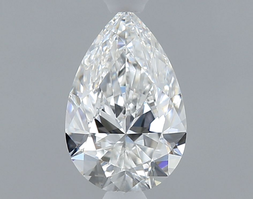 0.5 carat E-VVS1 Natūralus Pear Deimantas (1)