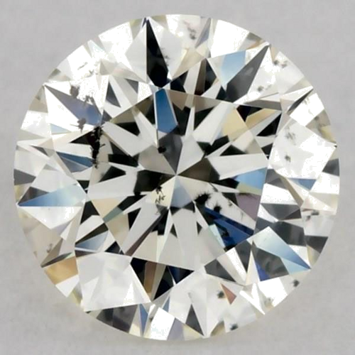 0.58 carat K-SI2 Excellent cut Natūralus Round Deimantas (1)