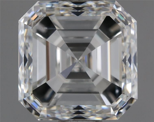 0.92 carat F-SI1 Natūralus Asscher Deimantas (1)