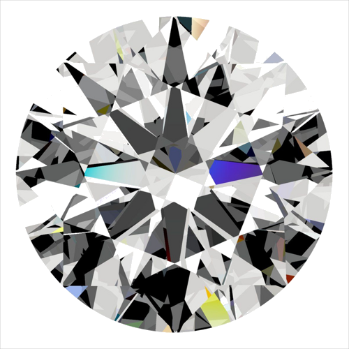 0.3 carat D-VVS1 Excellent cut Natūralus Round Deimantas (1)