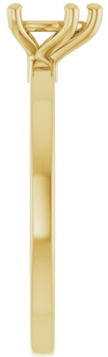 Sužadėtuvių Žiedas „Solitaire“ 14k yellow gold Pear 6mm x 4mm (4)