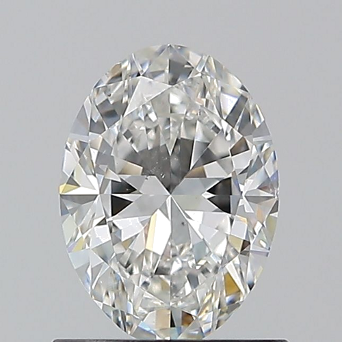 0.9 carat G-SI1 Natūralus Oval Deimantas (1)