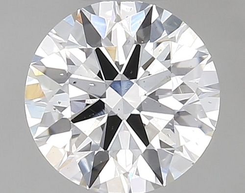 0.54 carat F-SI1 Excellent cut Natūralus Round Deimantas (1)