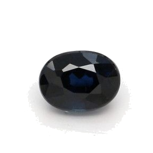 0.46 carat BLUE BRILLIANTSTEP cut Oval Safyras (1)