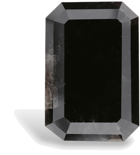 5.03 carat Fancy Black-VVS2 Natūralus Emerald Deimantas (1)