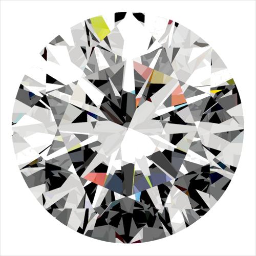 0.3 carat E-VVS1 Excellent cut Natūralus Round Deimantas (1)