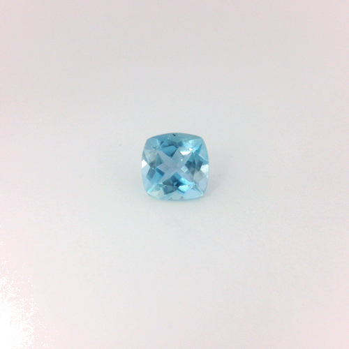 0.46 carat BLUE Cushion Aquamarine (1)