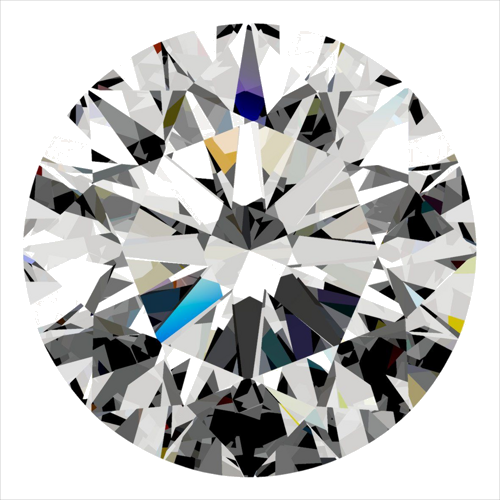 0.34 carat F-VS1 Excellent cut Natūralus Round Deimantas (1)