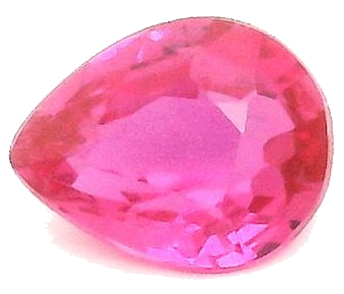 0.22 carat RED Pear Rubinas (1)